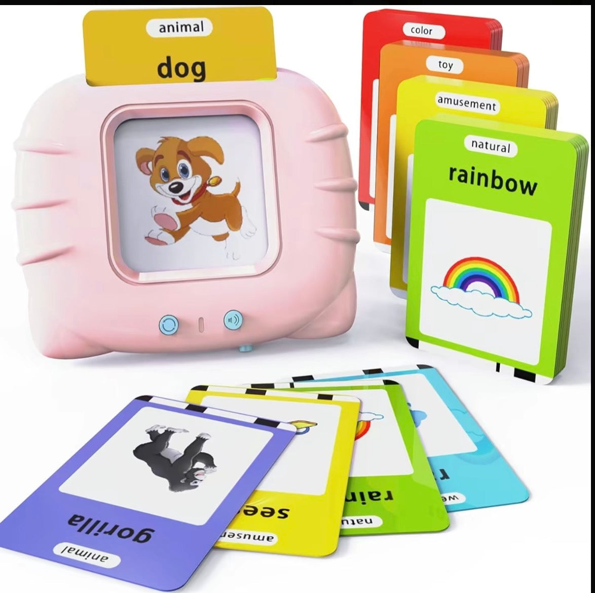 English&Spanish Talking Flash Cards
Learning Device for Toddlers