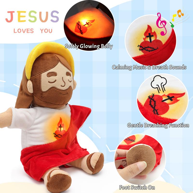 ✞ Breathing Jesus Plush toy ✞